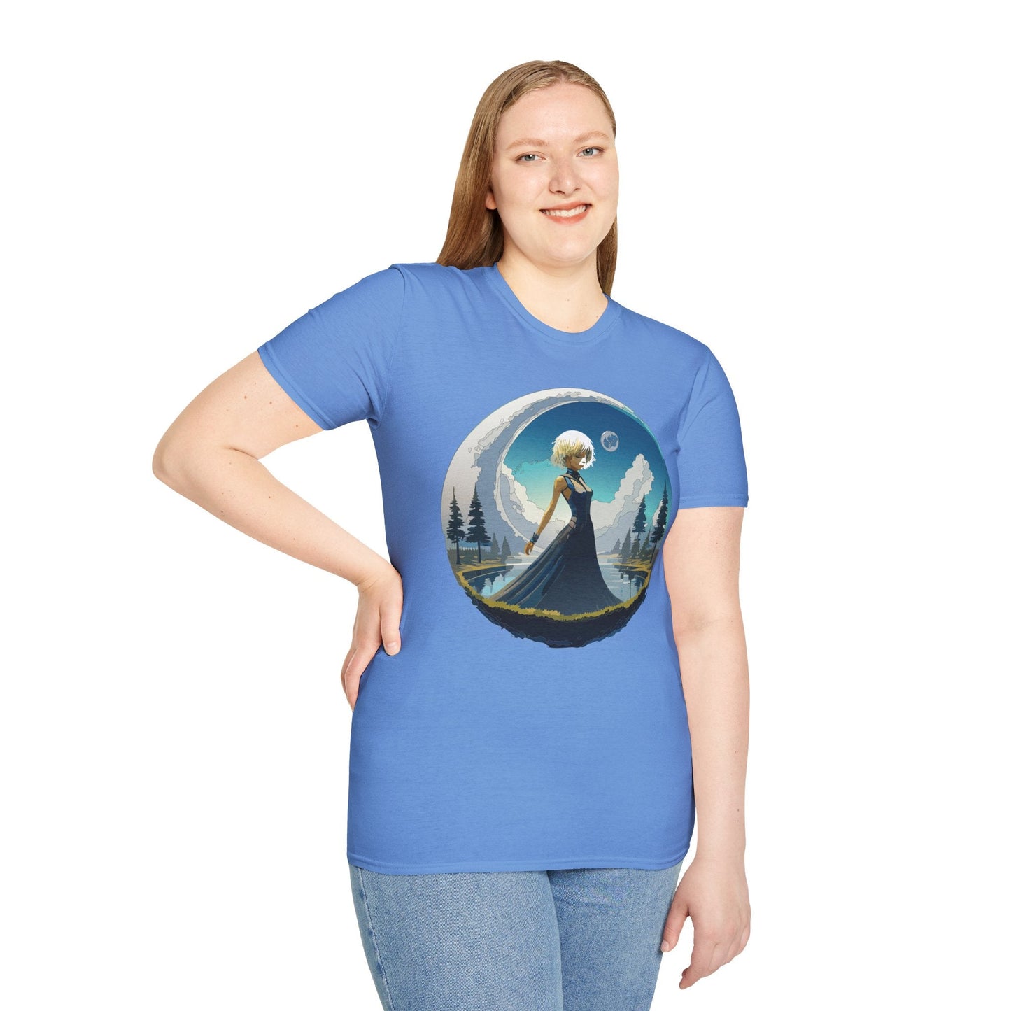 Womens Graphic T Shirt Art Design Tee Gildan Softstyle 64000 Unisex Short Sleeve