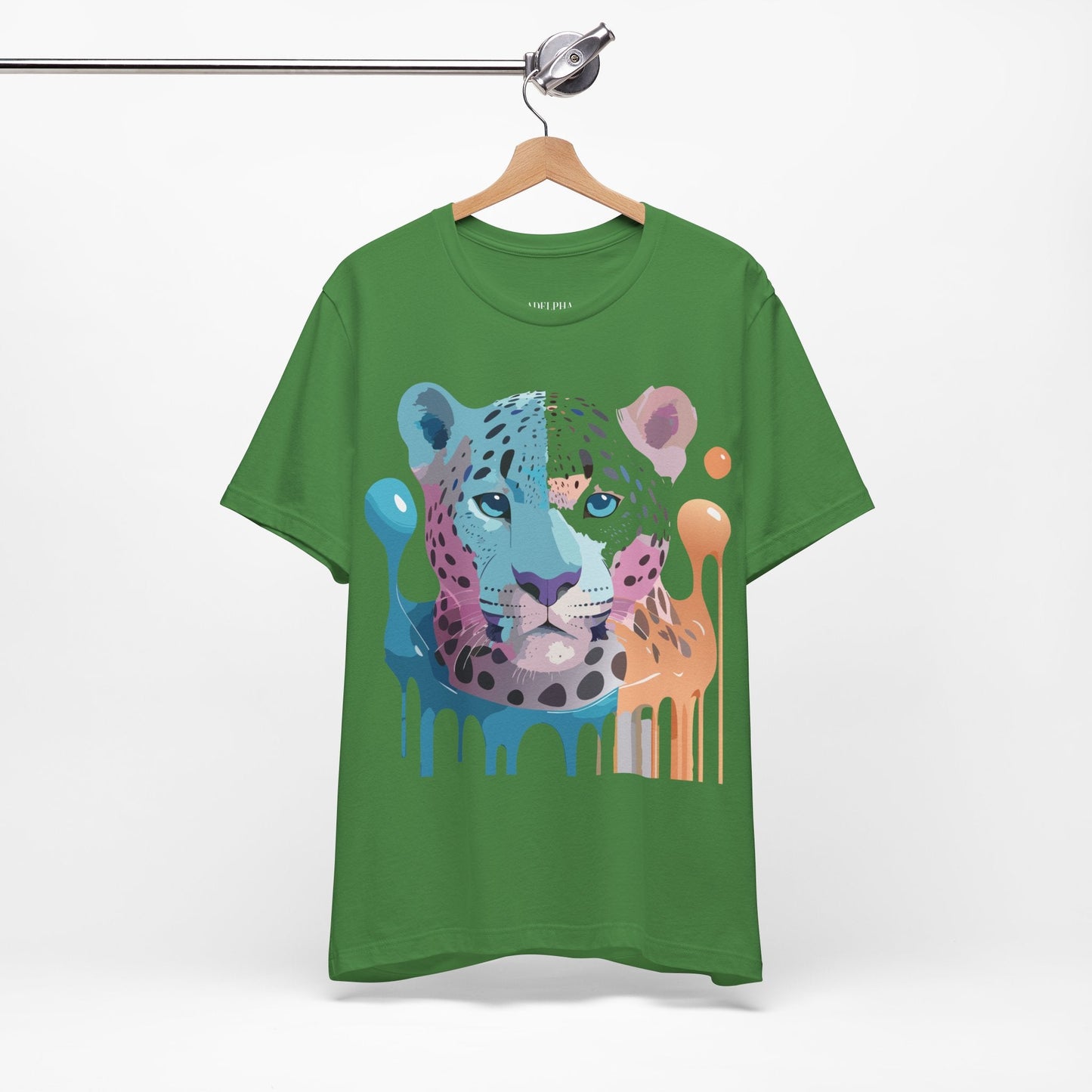 Cheetah Graphic Unisex 100 Cotton Artwork Tee 7