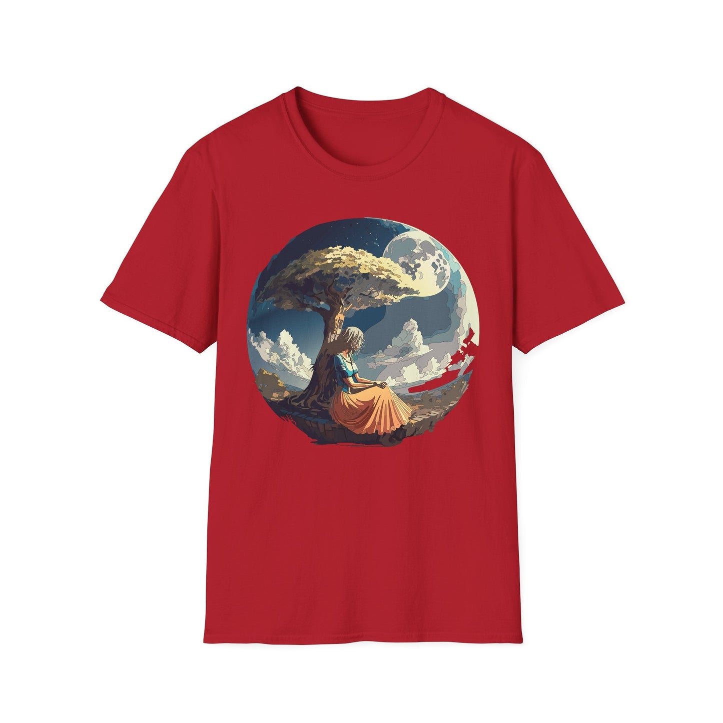 Unisex Graphic T Shirt Art Design Tee Softstyle 64000 Ring Spun Cotton Comfortable