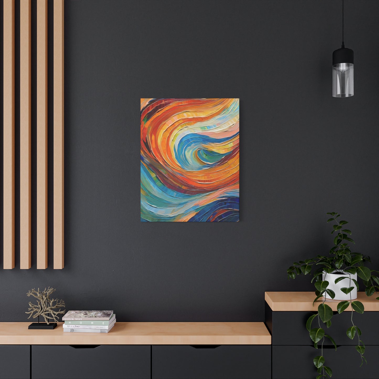 Abstract Oil Painting Print Canvas 20x24,20x30,24x30 24x32,24x36,30x40 32x48,36x48,40x60 Pine-Wood Inner Frame ABS-97