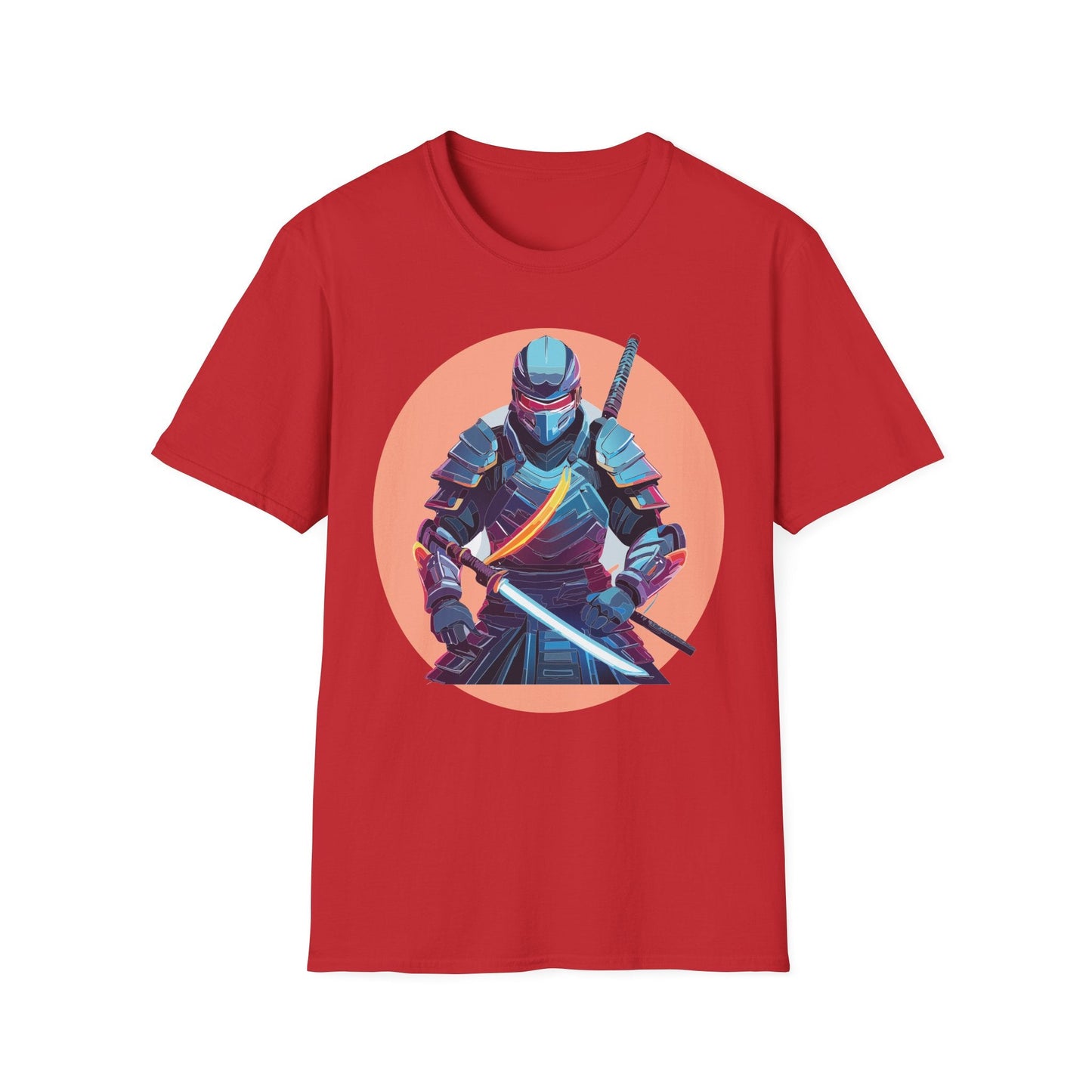 Samurai Shirt Unisex T Shirt 100 Percent Ring Spun Cotton Softstyle Tee Gildan 64000