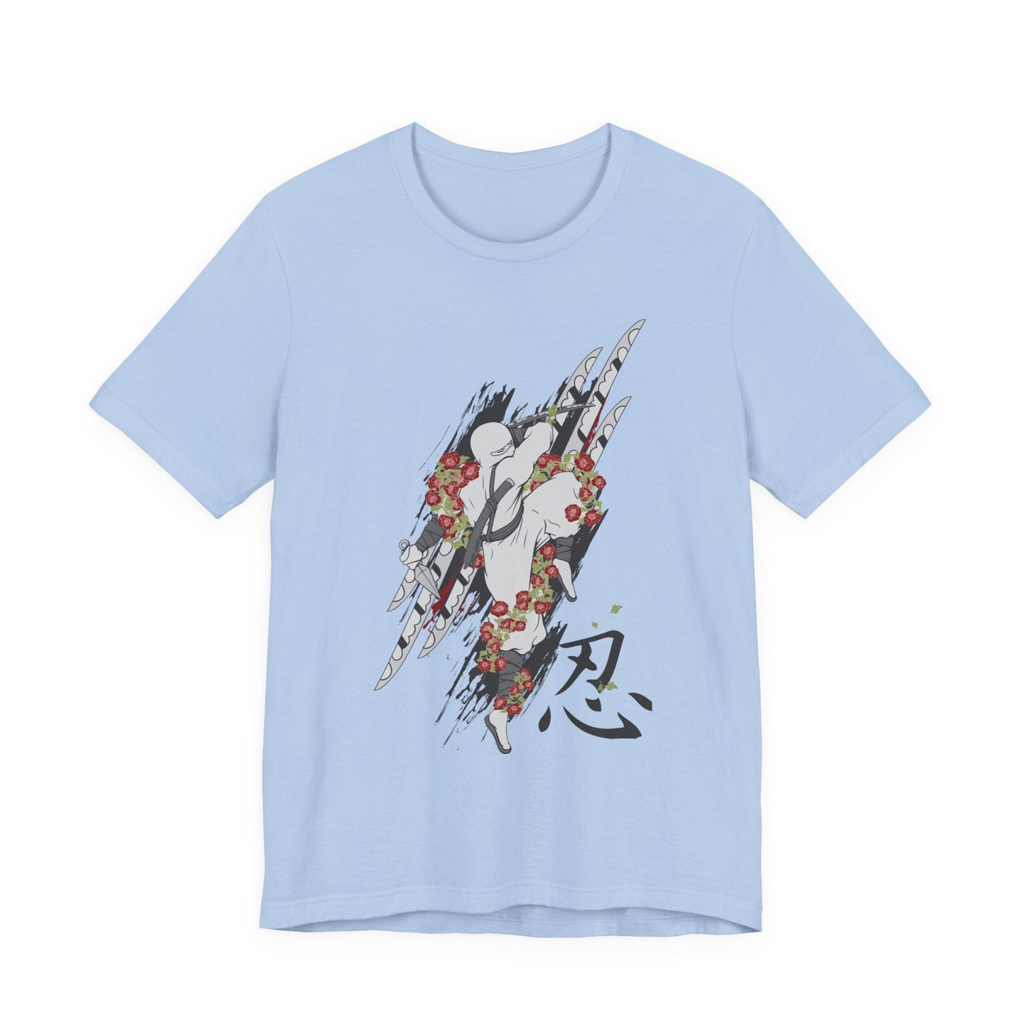 Ninja Samurai Artwork Graphic Unisex Cotton T-Shirt r5