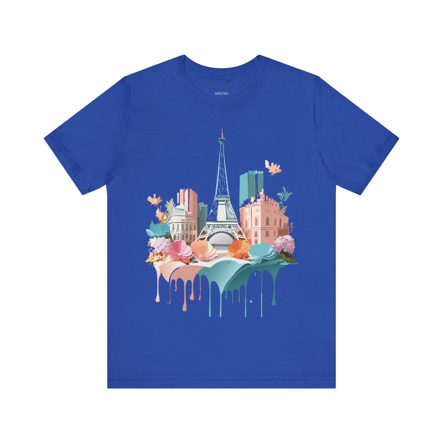 Paris Tourist Shirt Unisex Graphic Tee With Vintage Inspired Artwork By Adelpha Collection