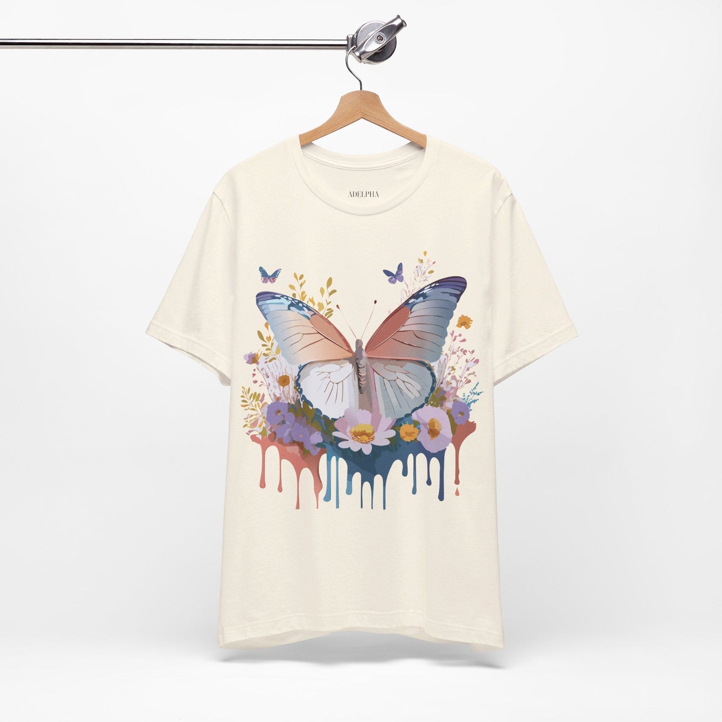 Butterfly Graphic Tee Unisex Vintage Art Design Adelpha Collection