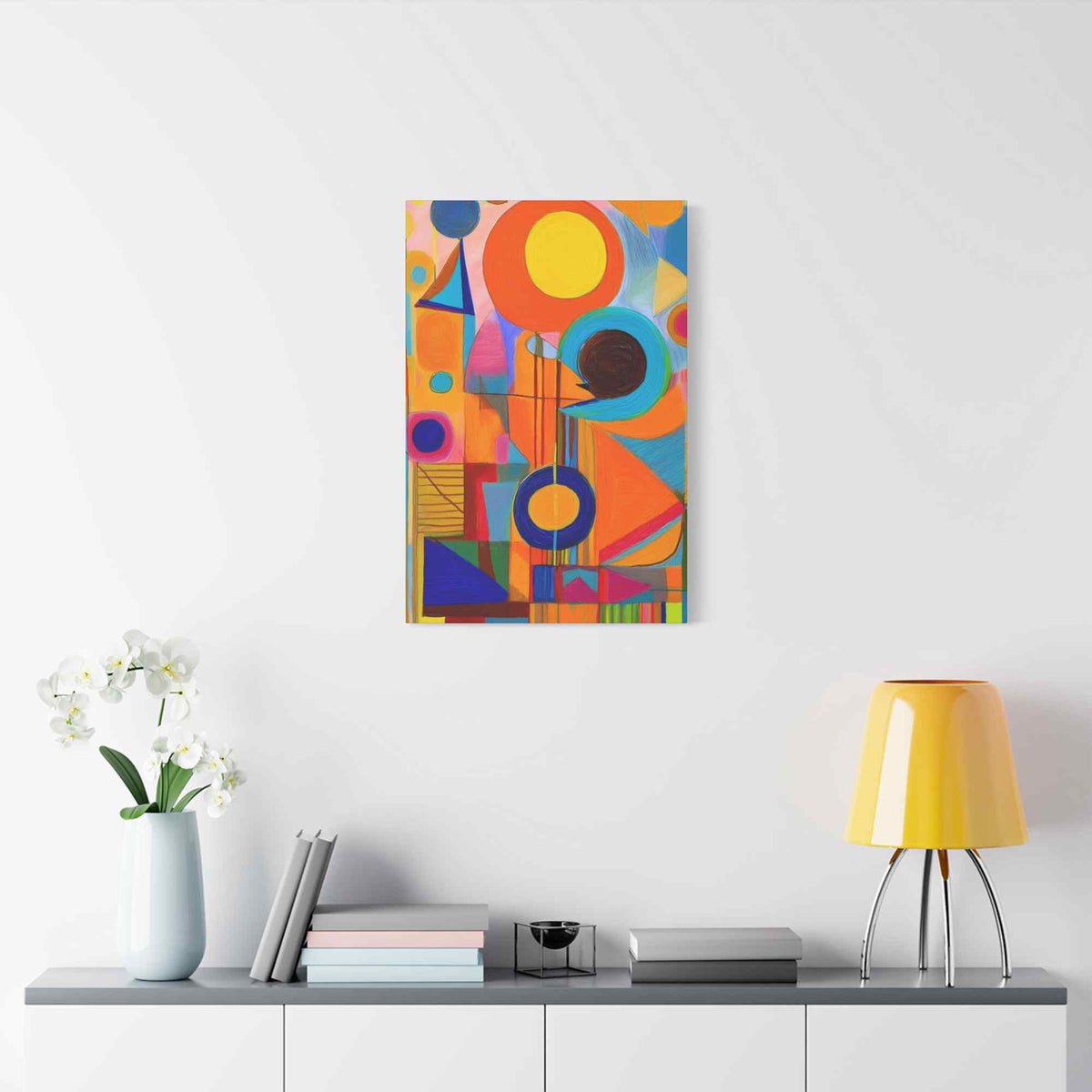 Abstract Painting Print Canvas 20x24,20x30,24x30, 24x32,24x36,30x40, 32x48,36x48,40x60 Pine-Wood Inner Frame ABS-12