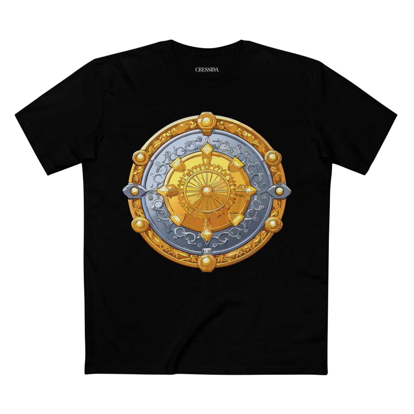 Antique Gold Coin Graphic Design T-Shirt Unisex 100 Cotton With Golden Print Artwork Tee 6