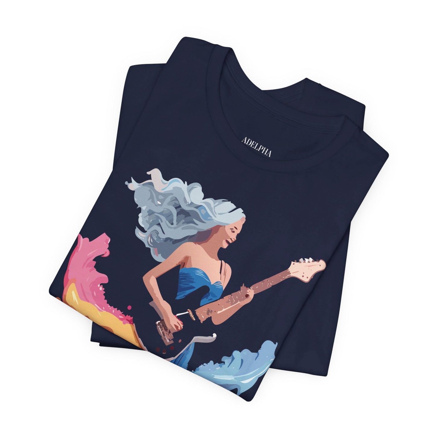 Adelpha Music T Shirt Graphic Tee Unisex Short Sleeve Vintage Inspired Artwork Casual Wear