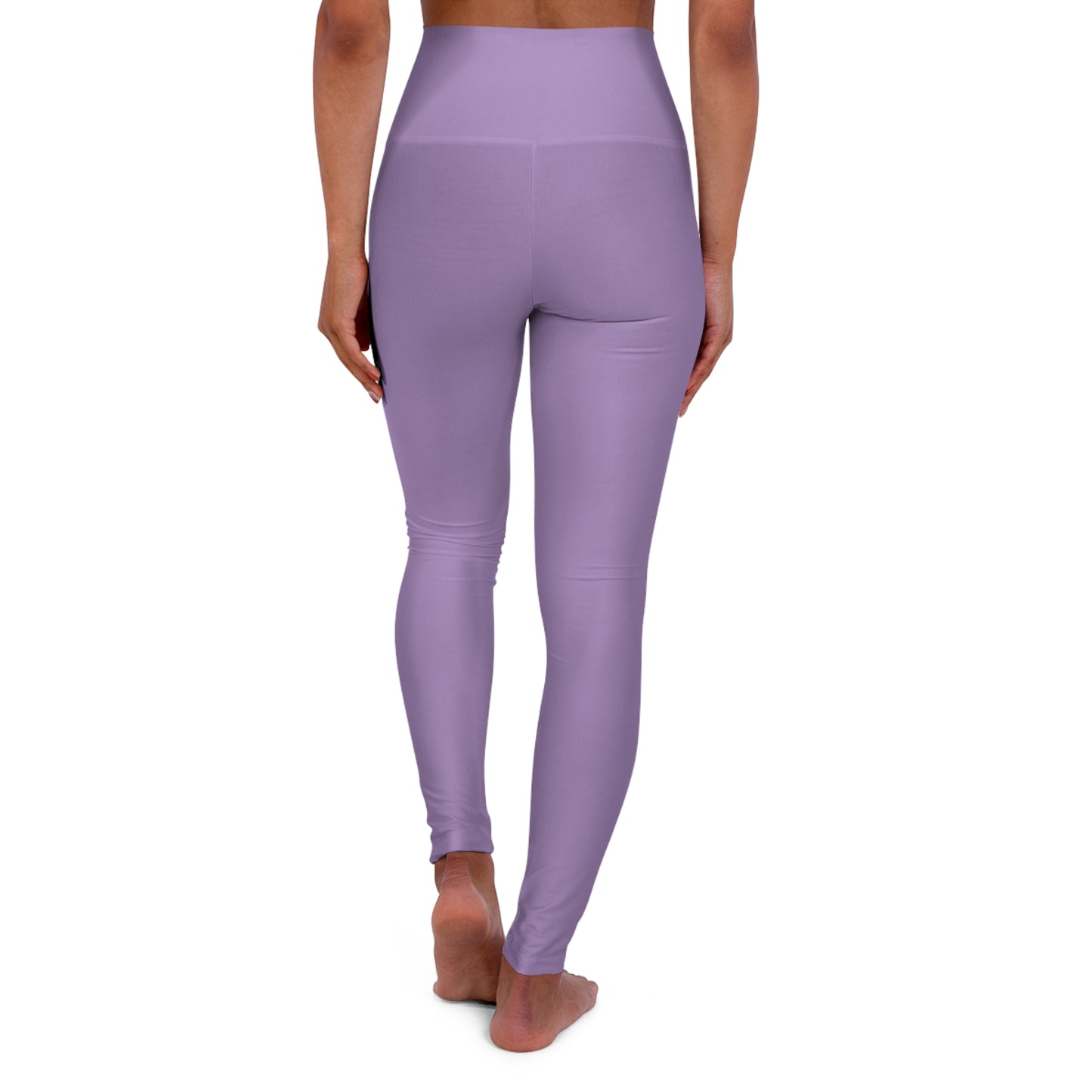 Furry Orchid Pink Color High-Waist Yoga Leggings Women's Seamless Poly-Span Stretchy Pants XS-2XL