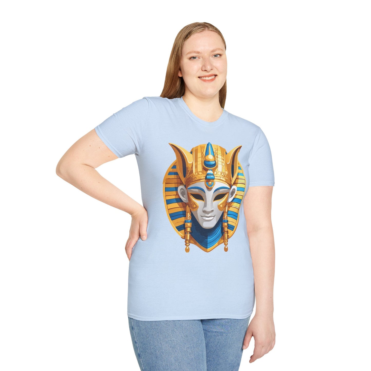 Mask Tee Shirt Unisex Masquerade Design Artwork Gildan Softstyle 64000 Cotton Tee
