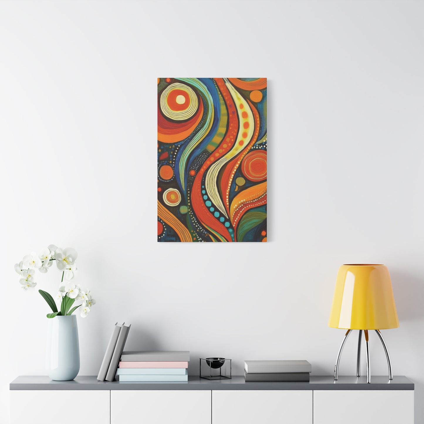 Abstract Oil Painting Print Canvas 20x24,20x30,24x30 24x32,24x36,30x40 32x48,36x48,40x60 Pine-Wood Inner Frame ABS-111