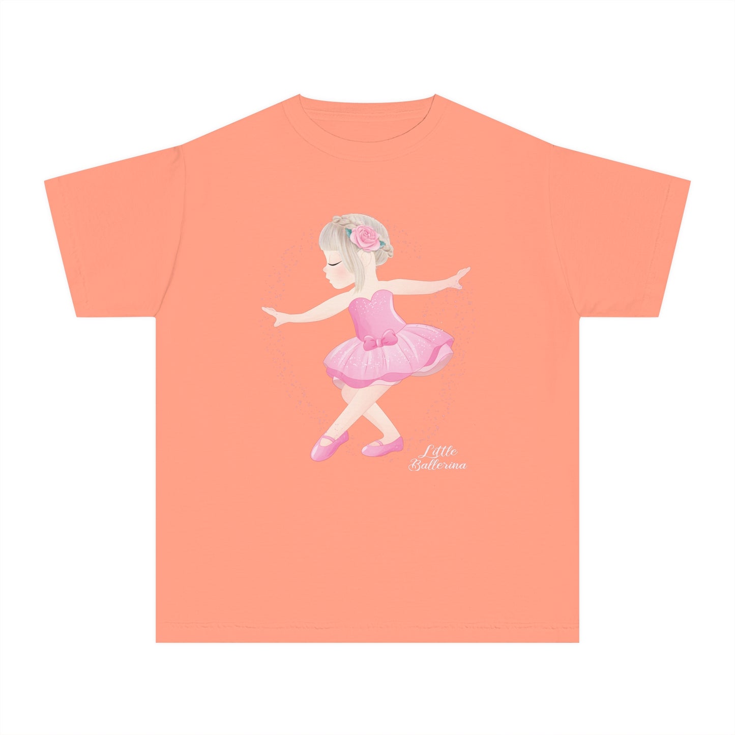 Youth Tee Shirt with Little Ballerina