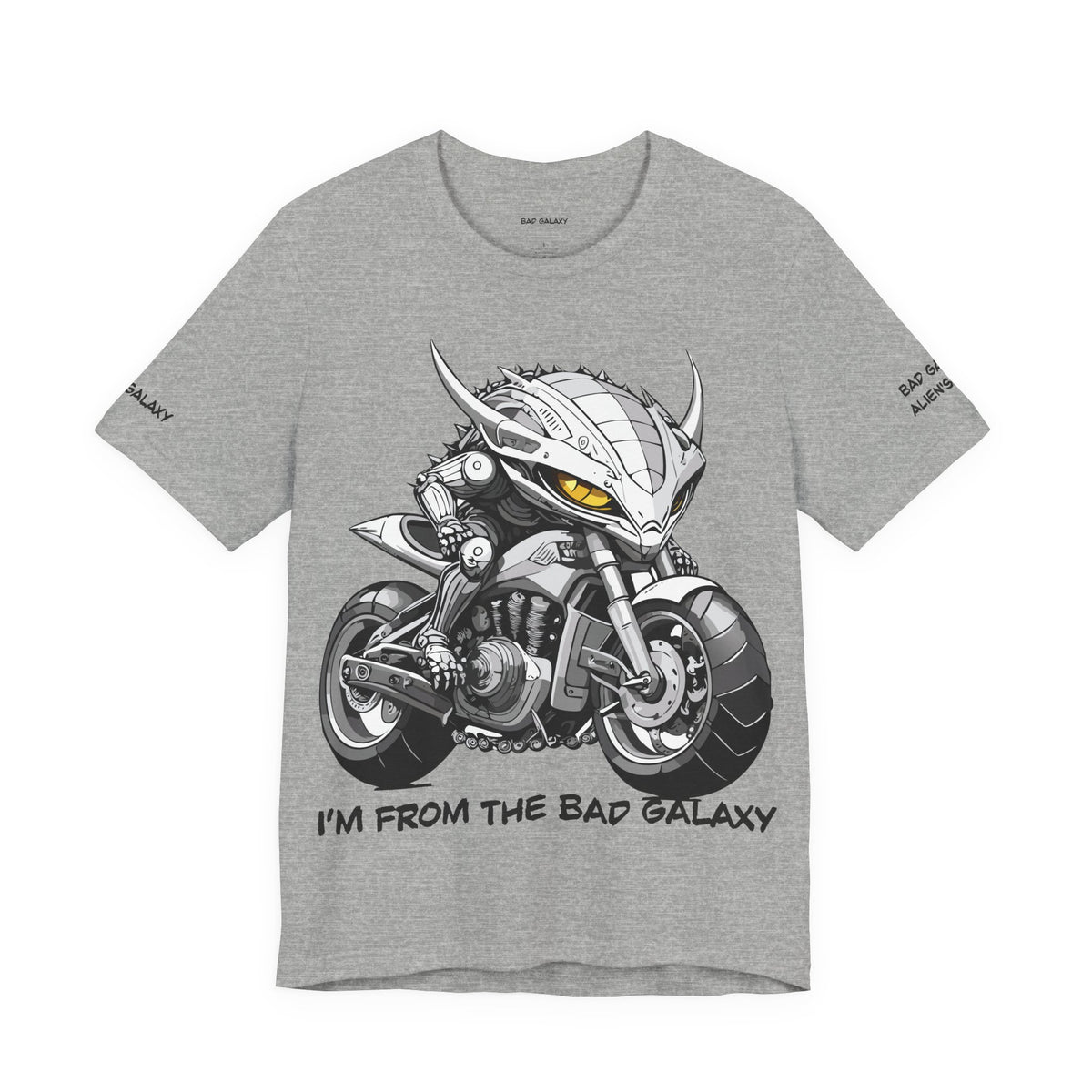 Alien Graphic Unisex Cotton Bella+Canvas Tee with Art Design b69