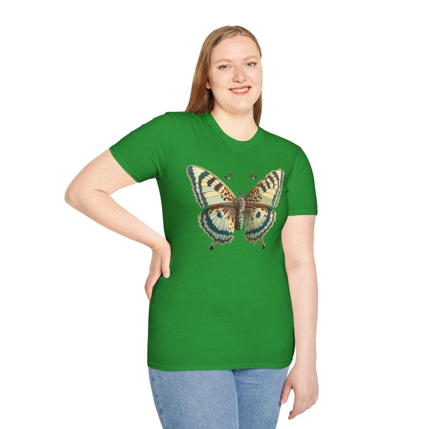Butterfly Shirt Unisex T Shirt Monarch Butterfly Print Softstyle Gildan 64000 Tee
