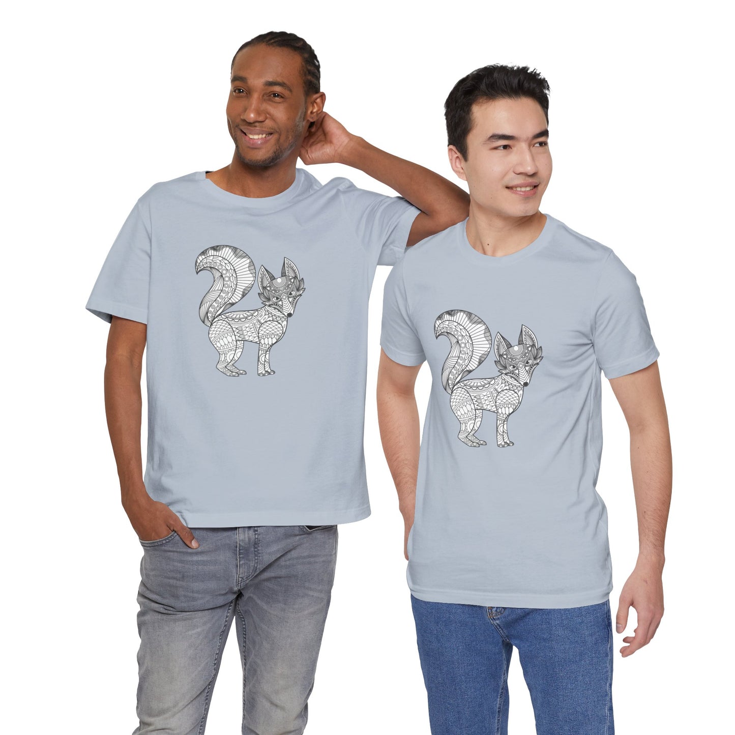 Unisex Tee Shirt with animals Print