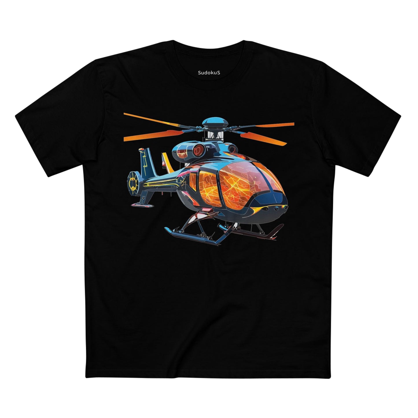 Chopper Graphic Unisex 100 Cotton Staple Tee 5