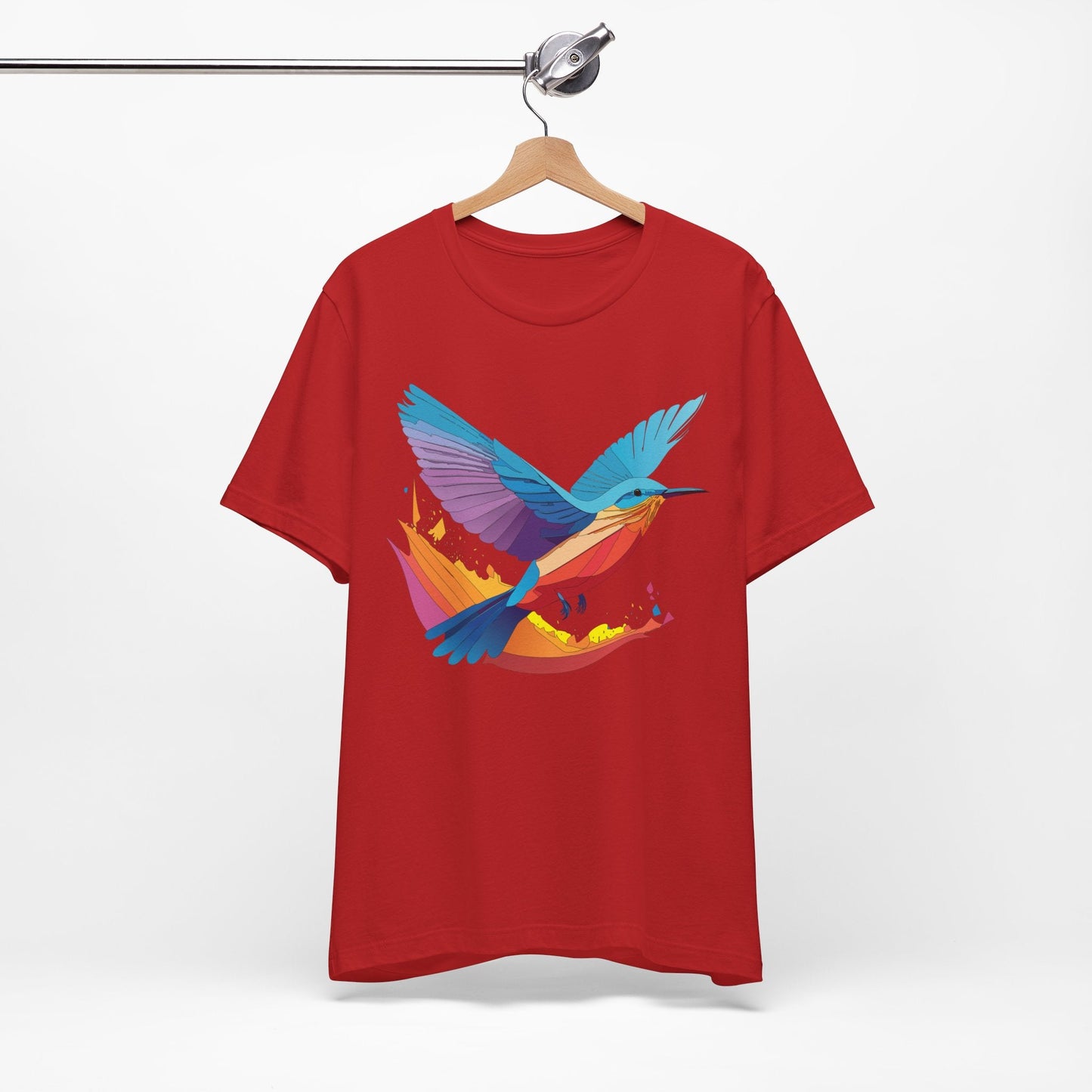 Unisex Animal Shirt Art Design Tee With Wild Animals Print Soft Comfortable Short Sleeve Tee