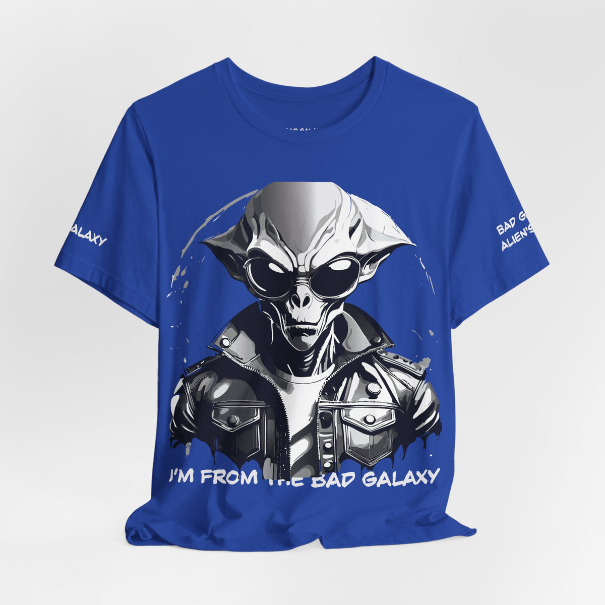 Alien Graphic Unisex Cotton Bella+Canvas Tee with Art Design b82