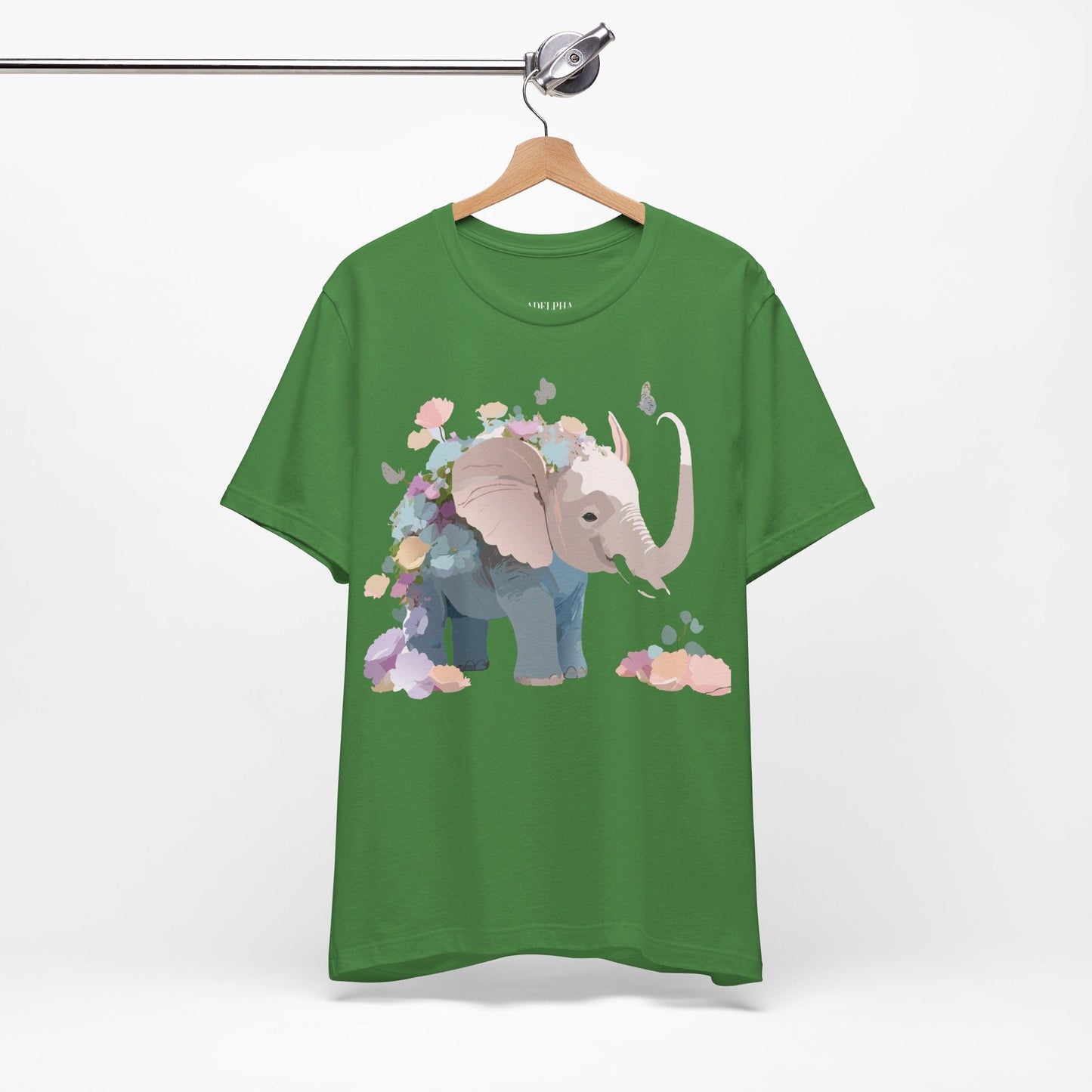 Elephant Graphic Tee Unisex Vintage Inspired Artwork Premium Adelpha Jersey Short Sleeve