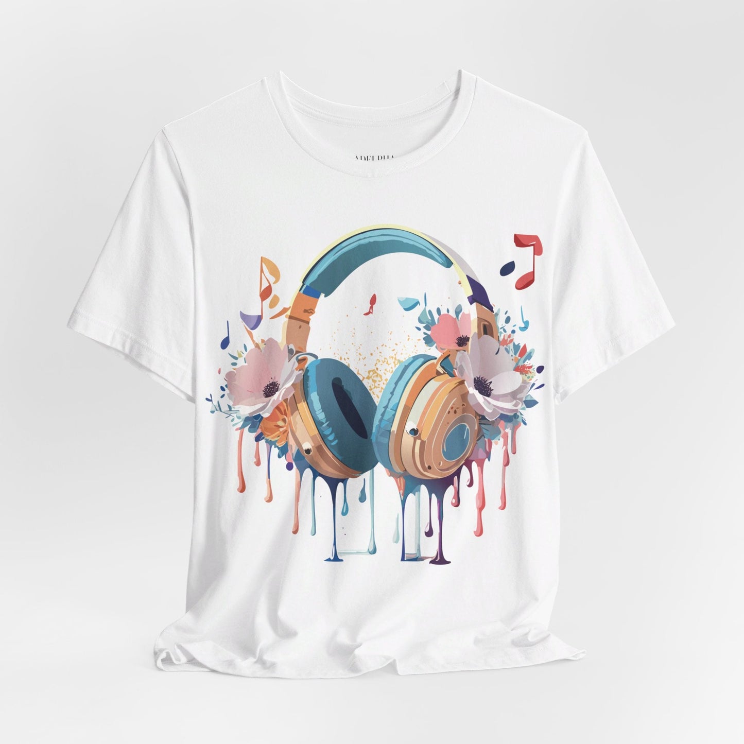 Adelpha Graphic Unisex Music T Shirt With Vintage Inspired Artwork Short Sleeve Tee