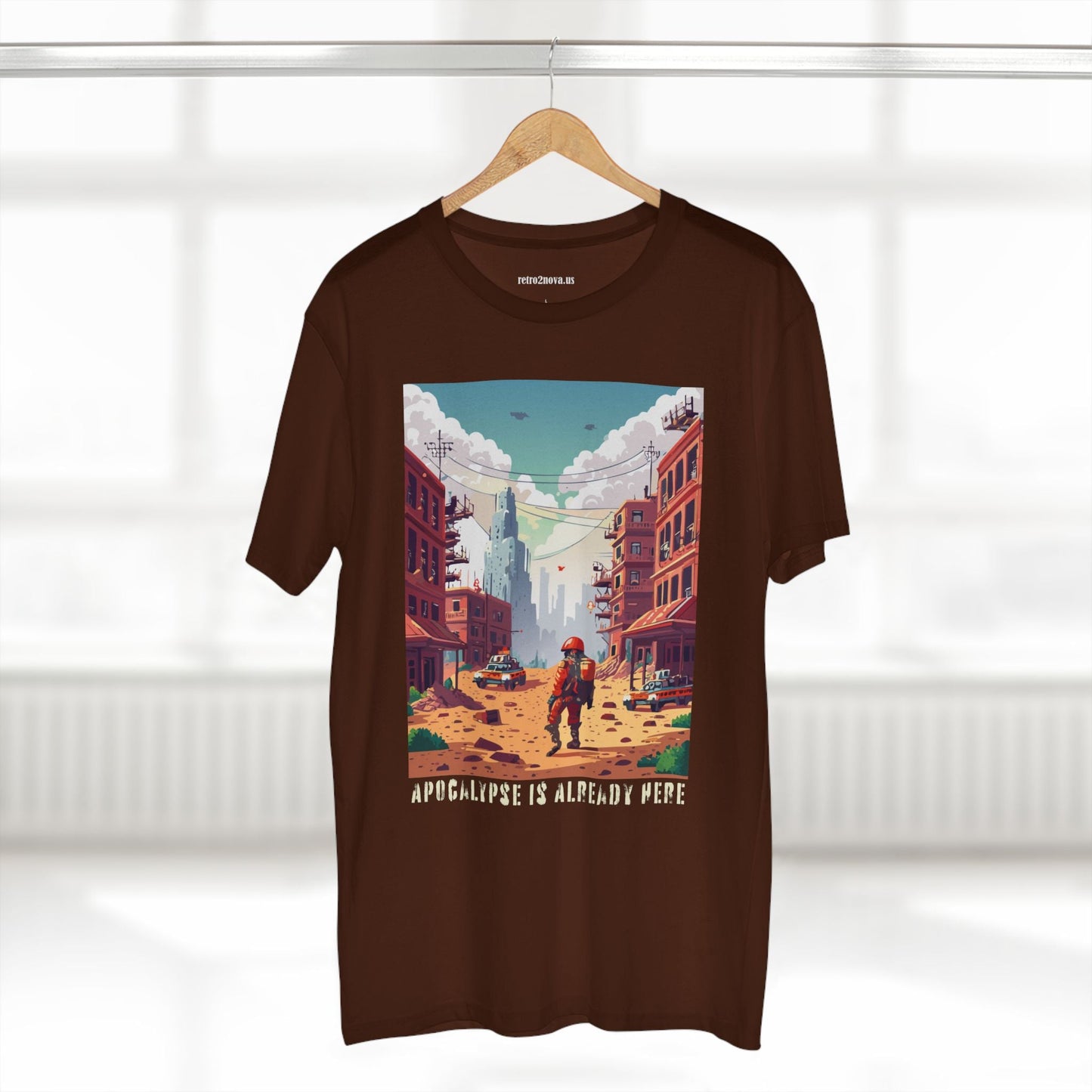 Cataclysm Doomsday Shirt Unisex Premium Cotton Tee With Original Art Design Retro2Nova