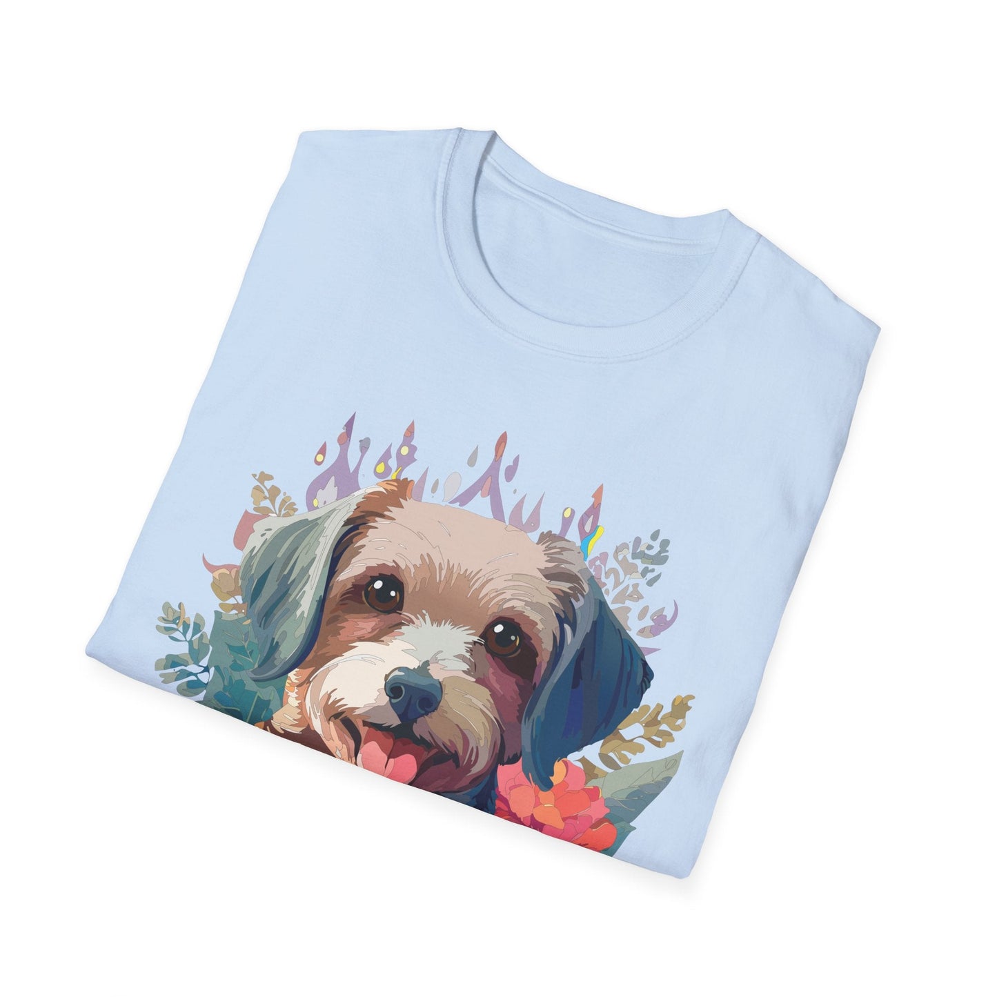 Dog Shirt Unisex Animal Tee Gildan Softstyle 64000 Short Sleeve Tee
