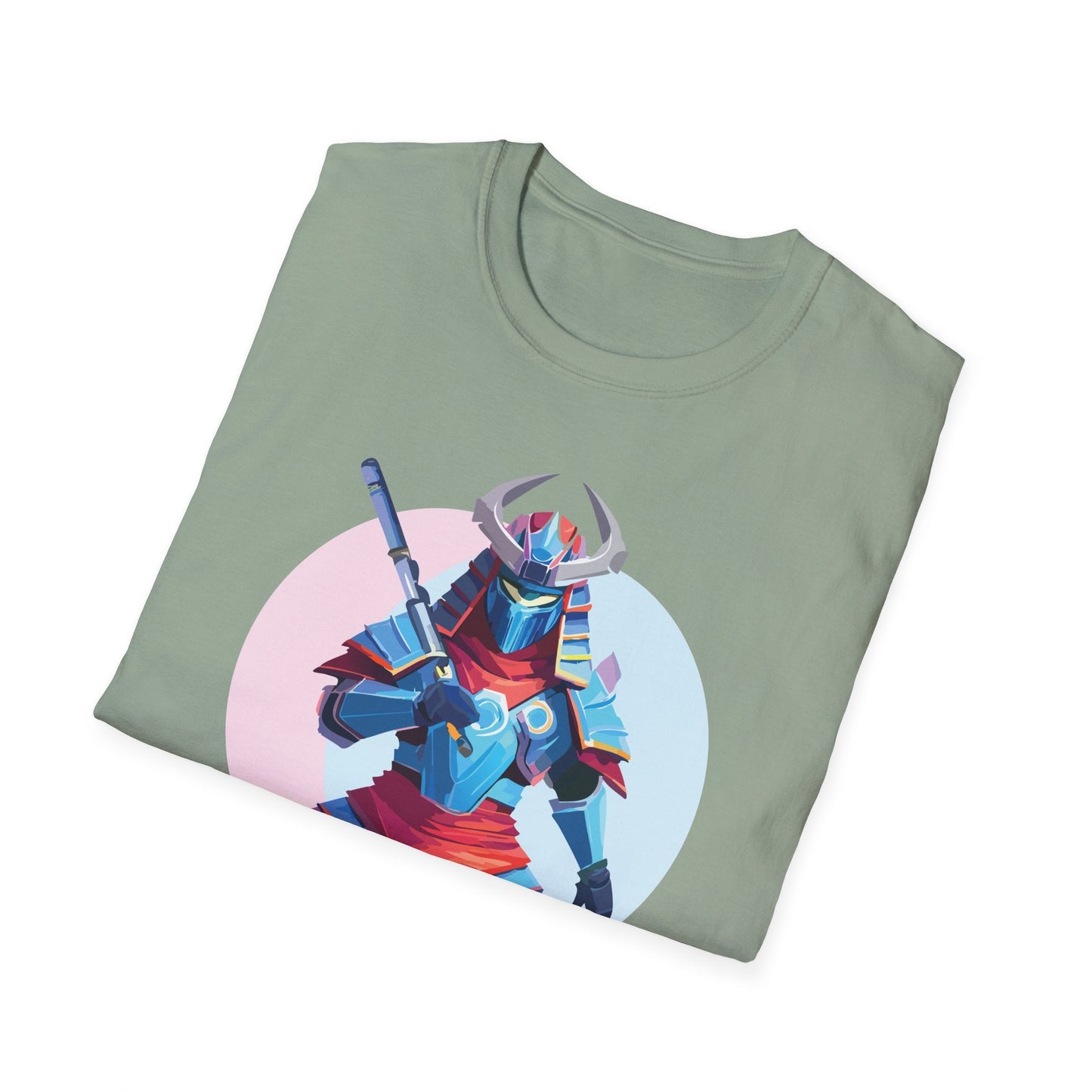 Samurai T Shirt Unisex Softstyle Tee Made From 100 Percent Ring Spun Cotton Gildan 64000