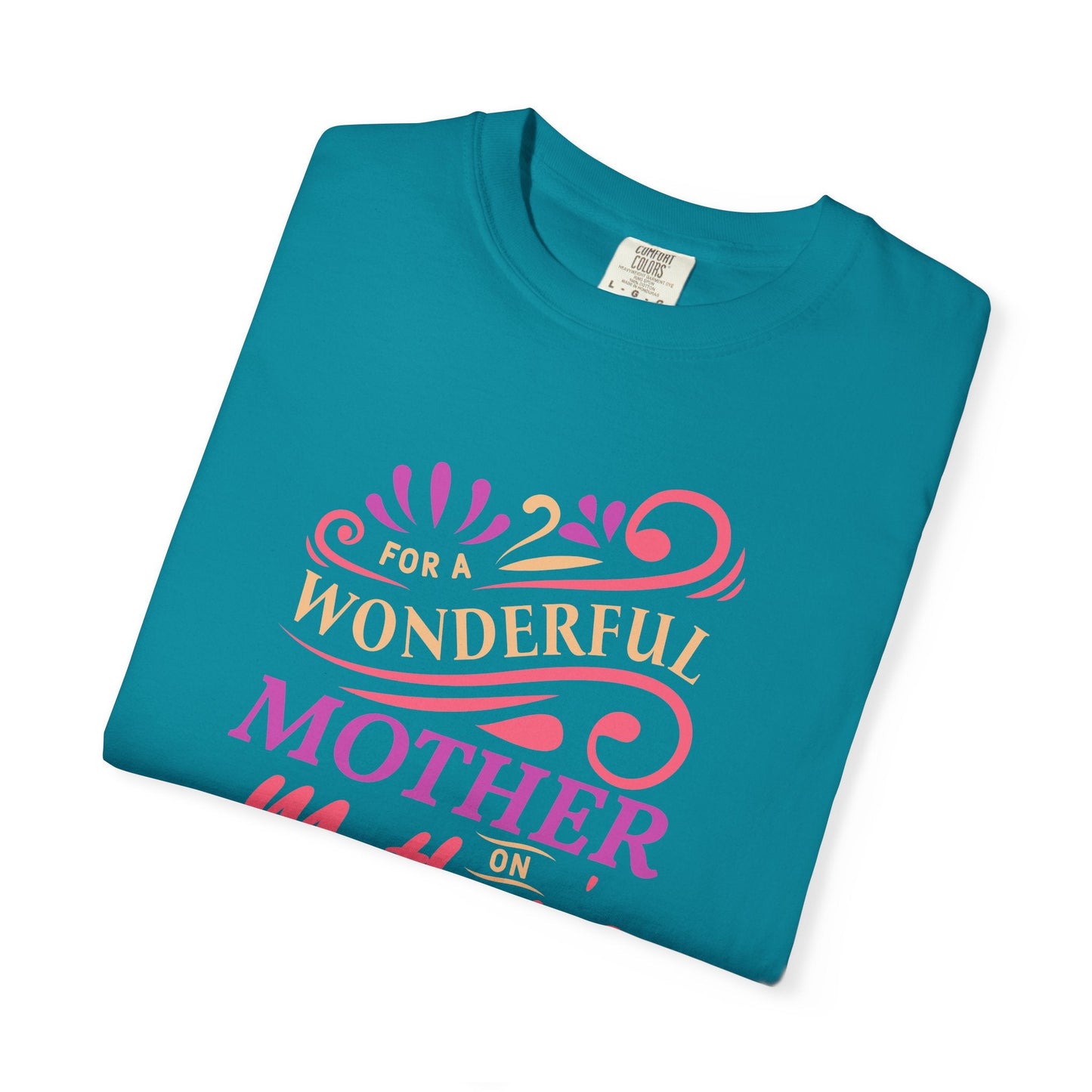 Mom T-shirt Mother's Day Mama Tee Unisex Comfort Colors Garment-Dyed Cotton h18