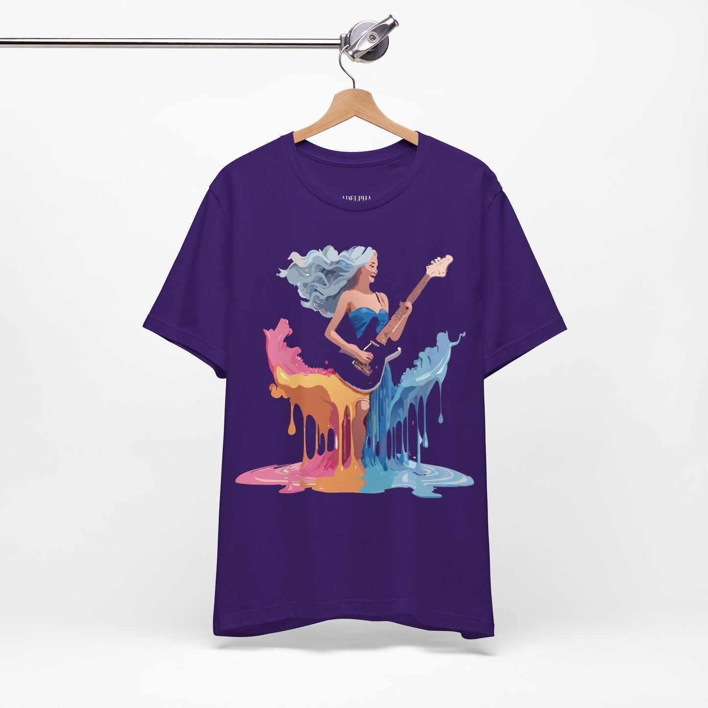 Adelpha Music T Shirt Graphic Tee Unisex Short Sleeve Vintage Inspired Artwork Casual Wear