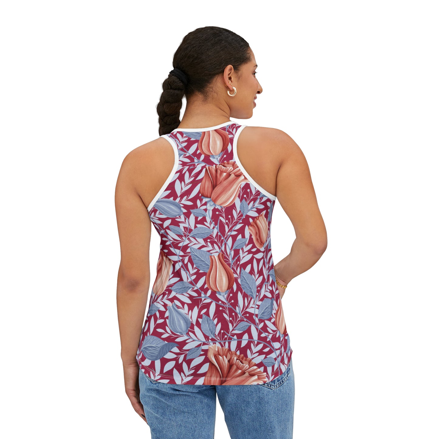 Summer Tank Top with floral prints