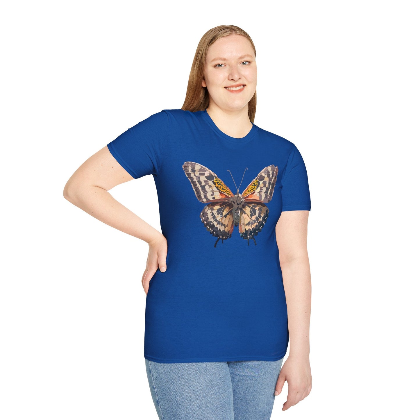 Butterfly Shirt Unisex Tee Monarch Butterfly Tee Softstyle Gildan 64000 Classic Fit