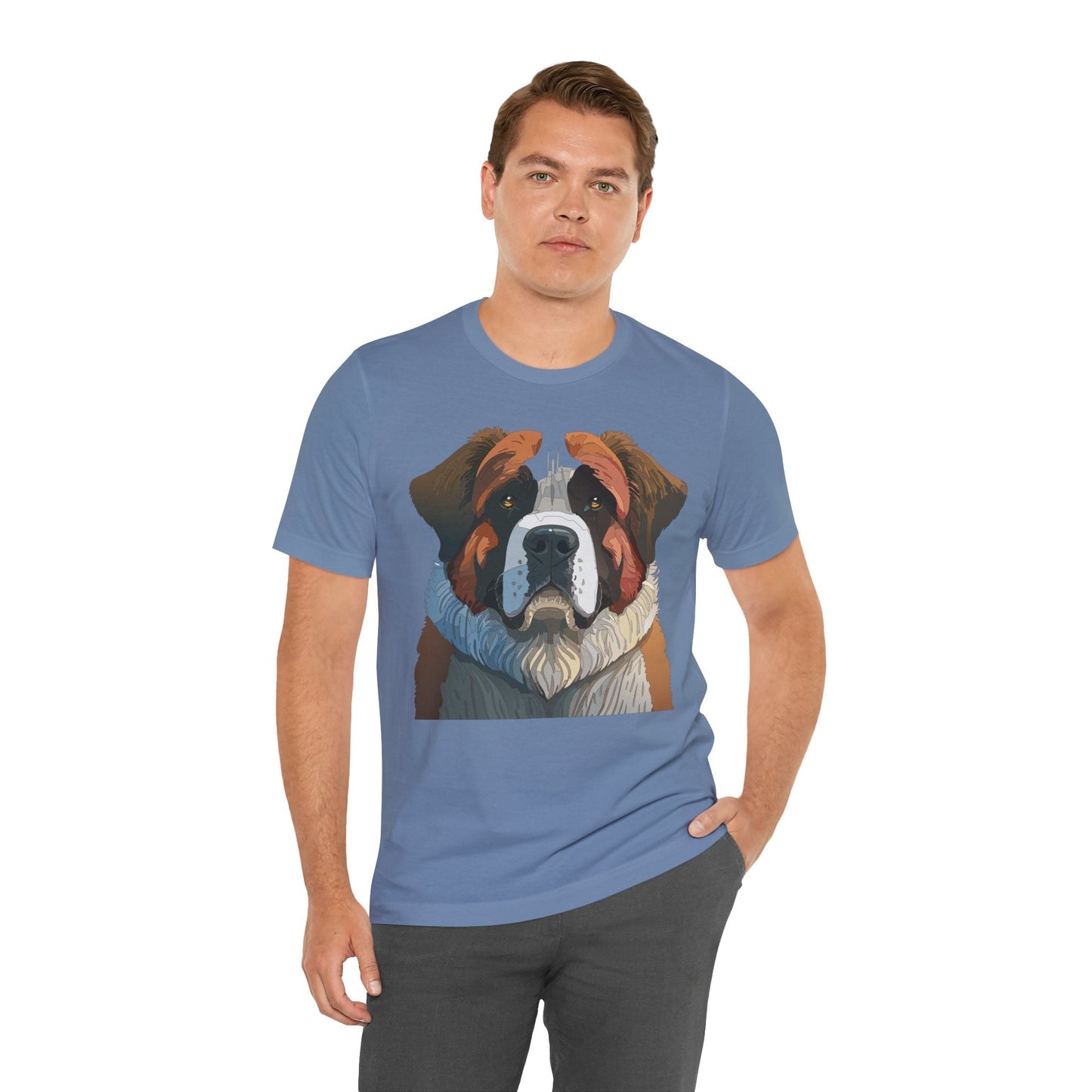 Unisex Animal Shirt Art Design Tee With Wild Animals Print Casual Comfort Wear Everyday Style
