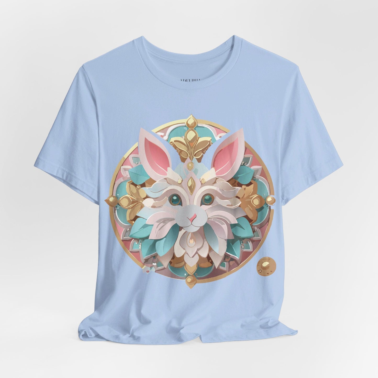 Medallion Graphic Unisex 100 Cotton Vintage Animal Medal Artwork Tee 88