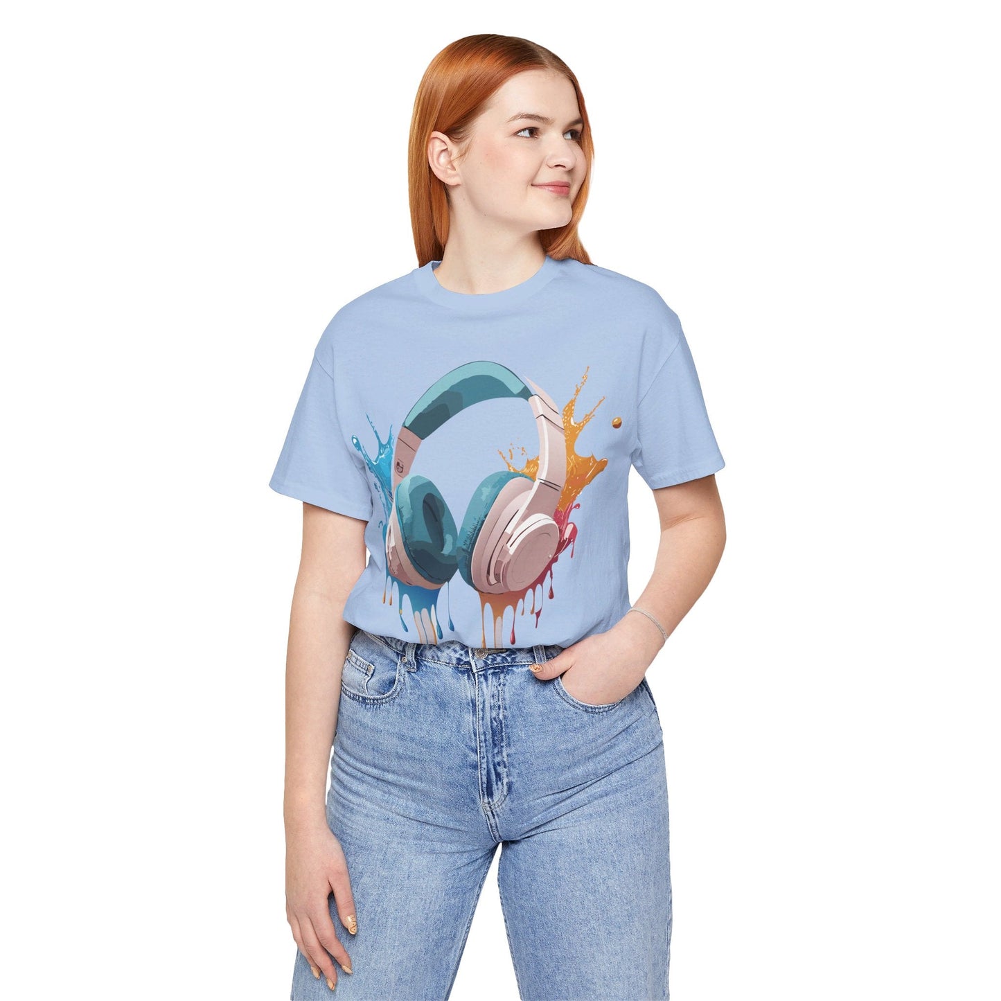 Music Graphic T Shirt Unisex Jersey Short Sleeve With Vintage Inspired Artwork Adelpha