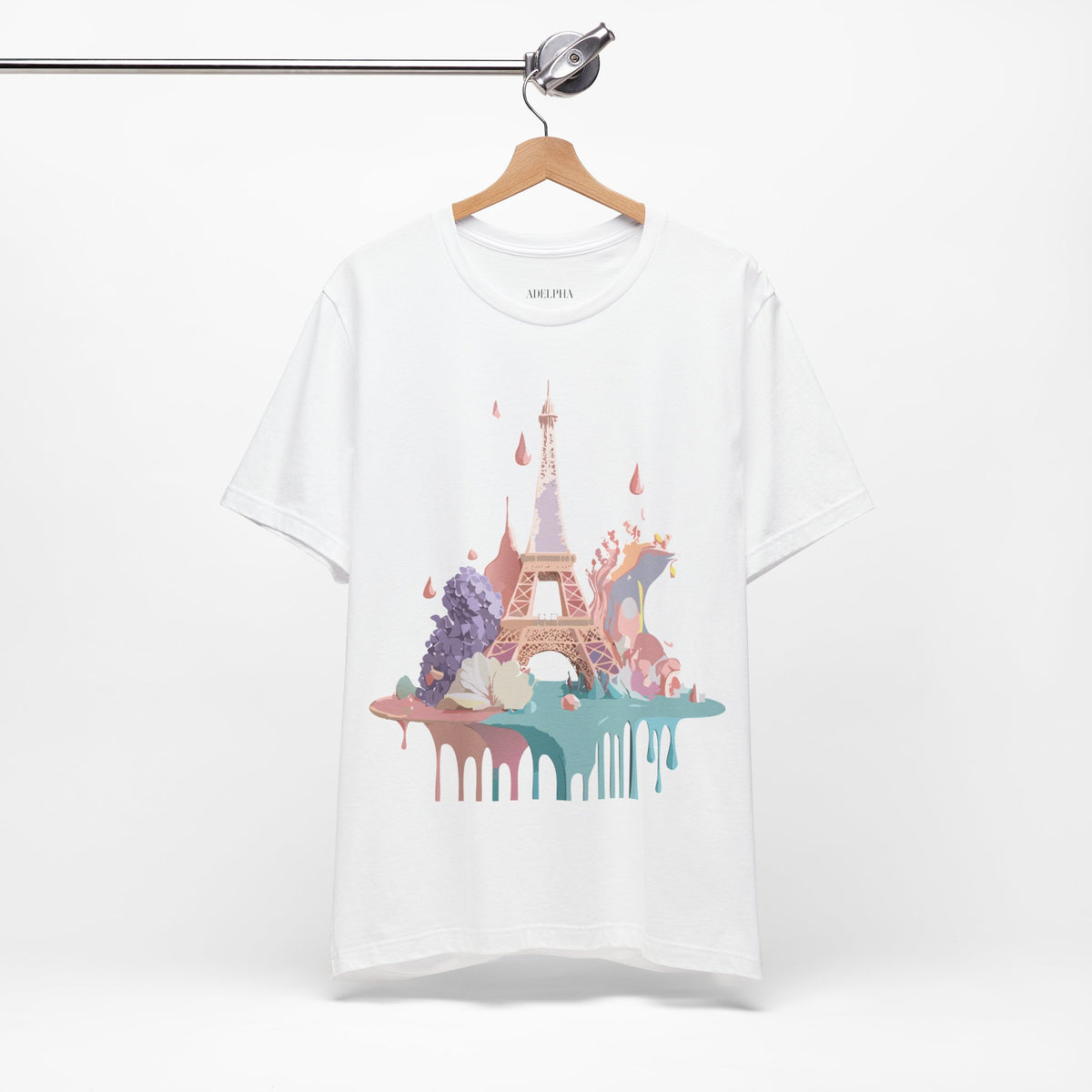 Paris Travel Tourist Graphic Design Unisex Bella+Canvas Cotton T-Shirt e321