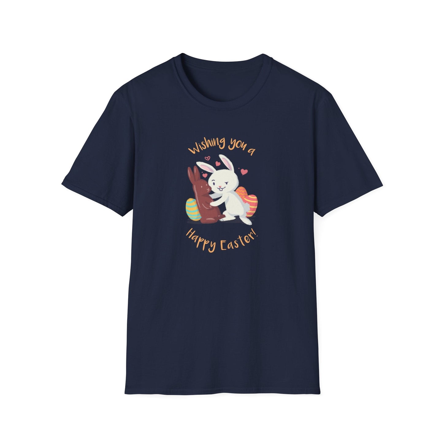 Easter Bunny T Shirt With Easter Signature And Prints Unisex Tee Design For All Occasions