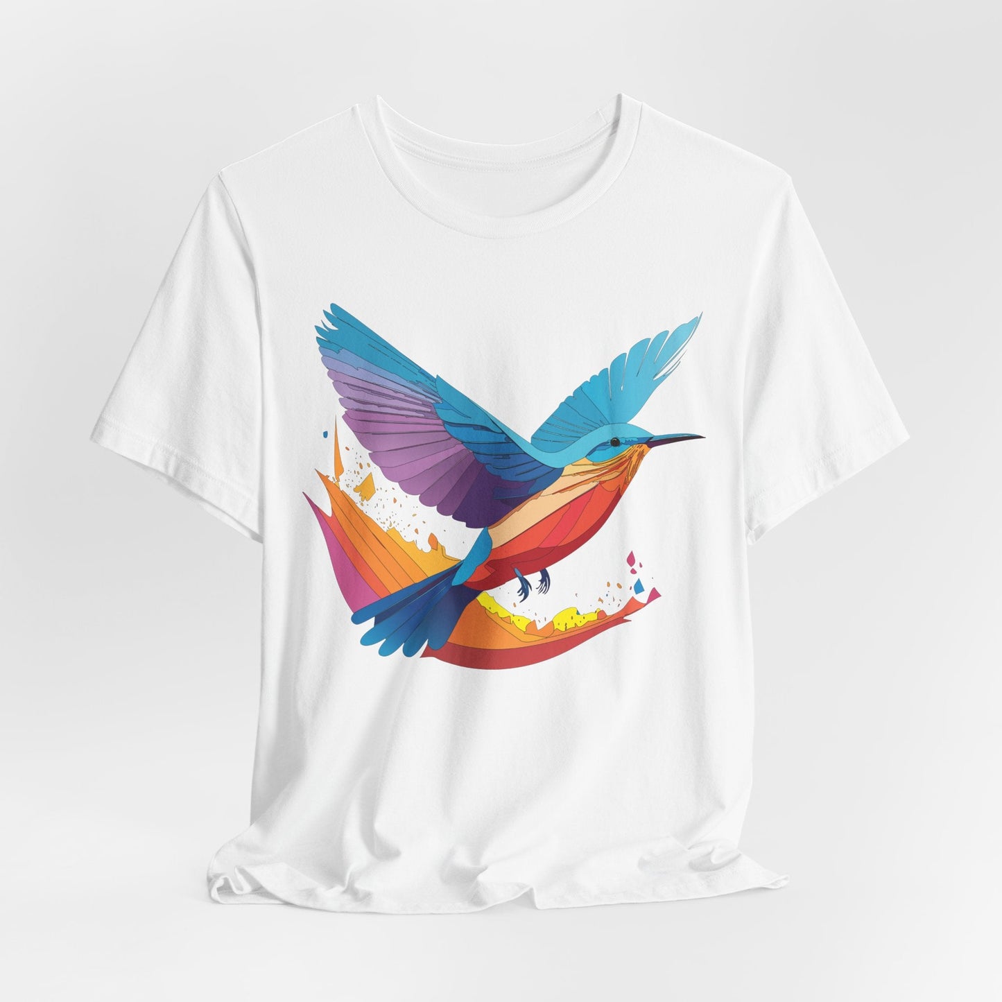 Unisex Animal Shirt Art Design Tee With Wild Animals Print Soft Comfortable Short Sleeve Tee