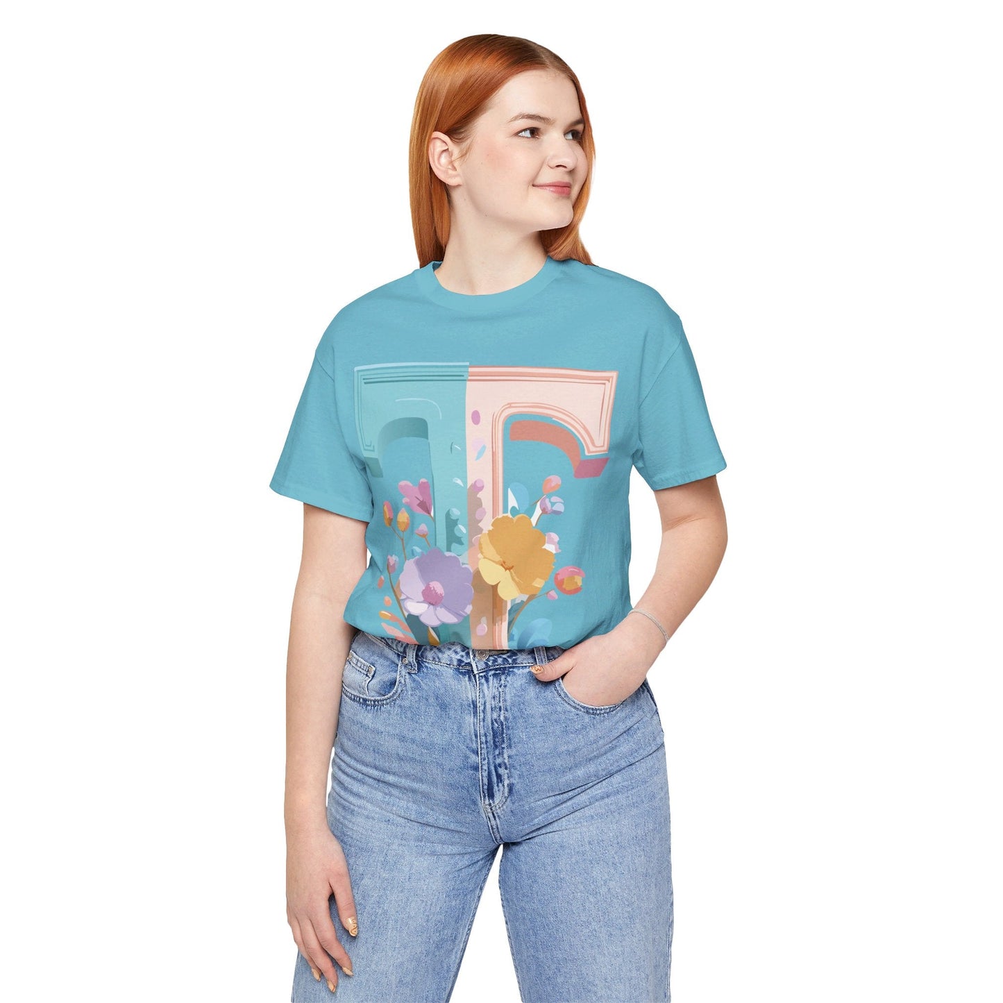 Adelpha Graphic Tee Unisex Short Sleeve Letter Shirt Featuring Vintage Inspired Artwork