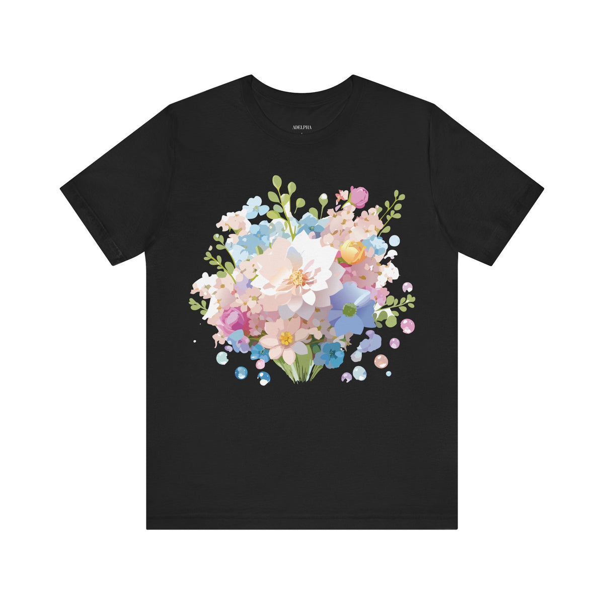 Floral Graphic Tee Shirt - Bella+Canvas Unisex 100 Cotton 5