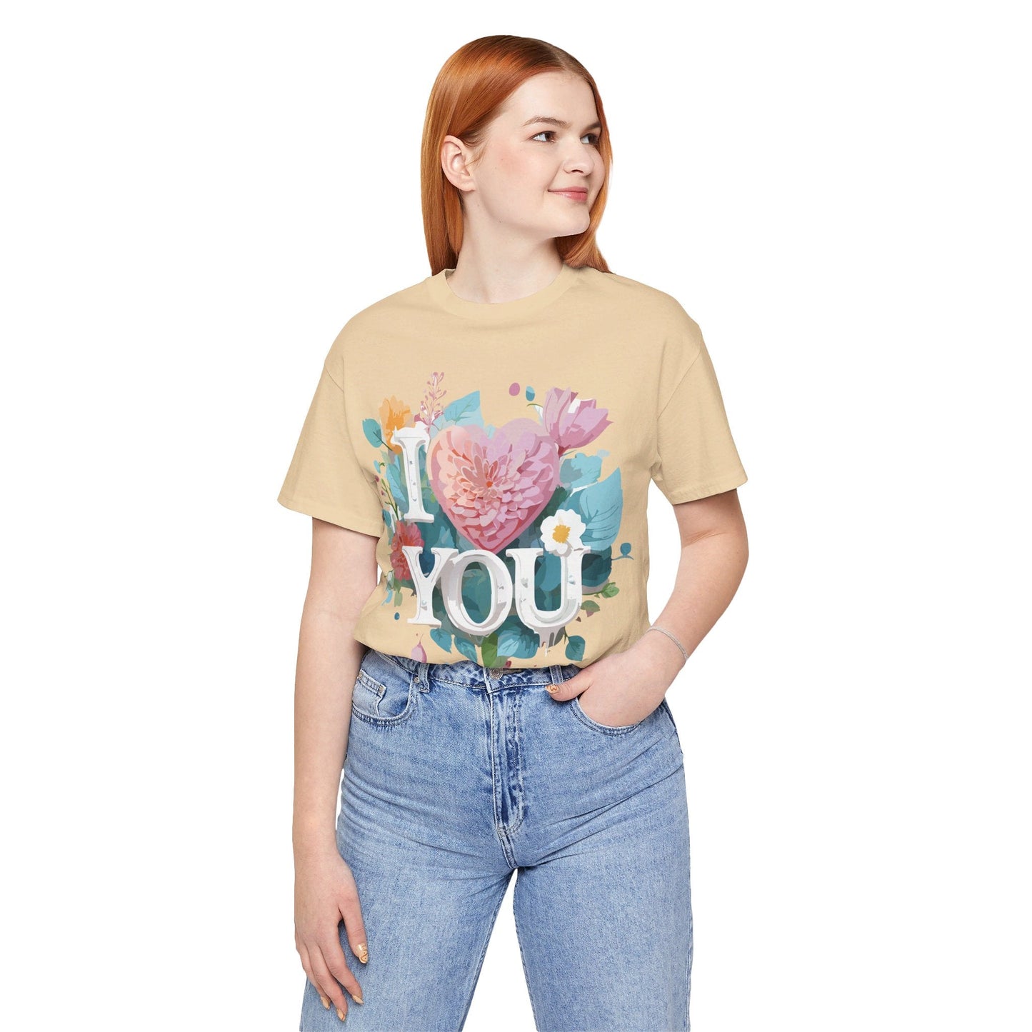 Valentine Graphic T Shirt Unisex Jersey Short Sleeve Tee With Adelpha Artwork Design