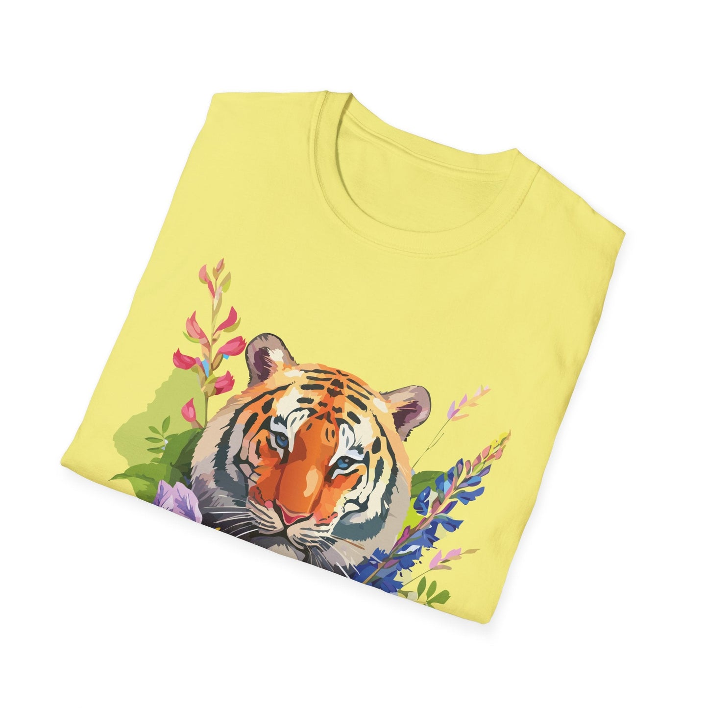 Tiger Shirt Unisex Gildan Softstyle Tee 100 Percent Ring Spun Cotton
