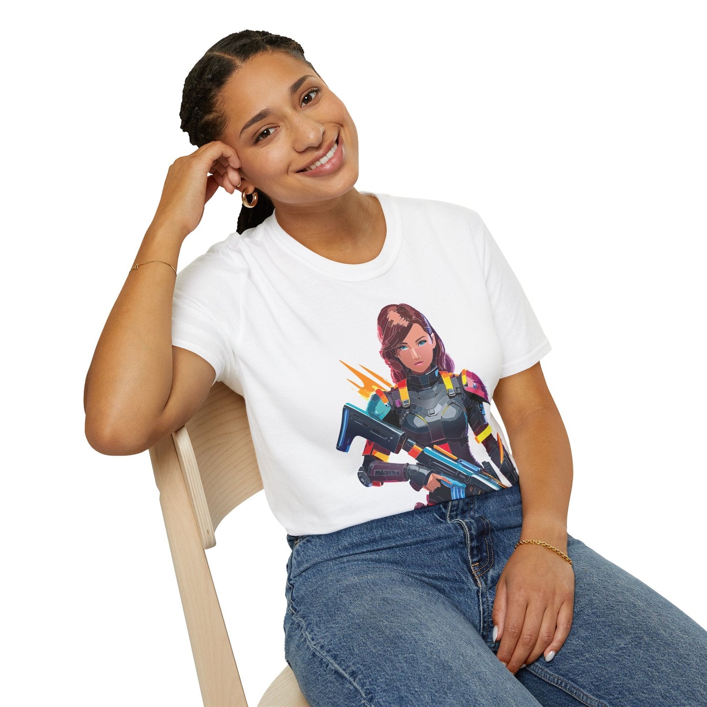 Robocop T Shirt Unisex Gildan Softstyle 64000 100 Percent Ring Spun Cotton Tee Casual Wear