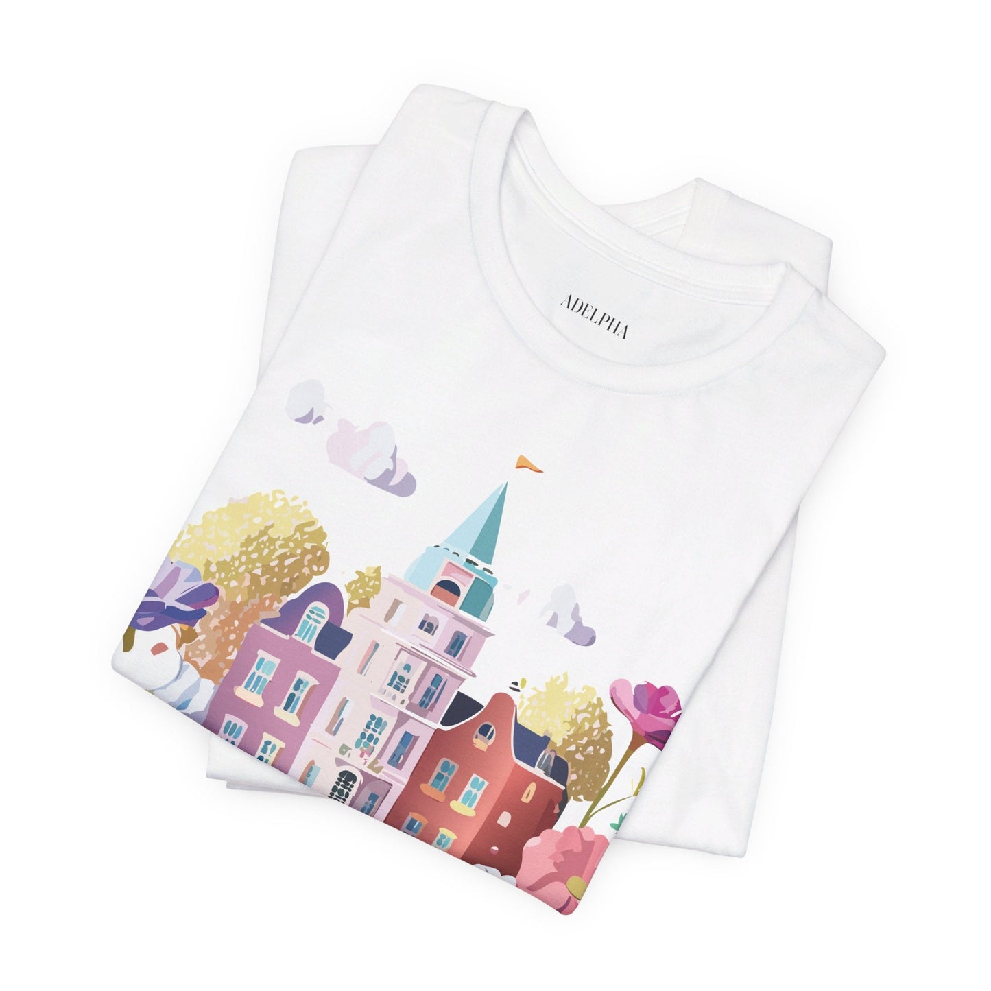 Amsterdam Tourist Shirt Graphic Tee Unisex Vintage Inspired Art Design by Adelpha Short Sleeve