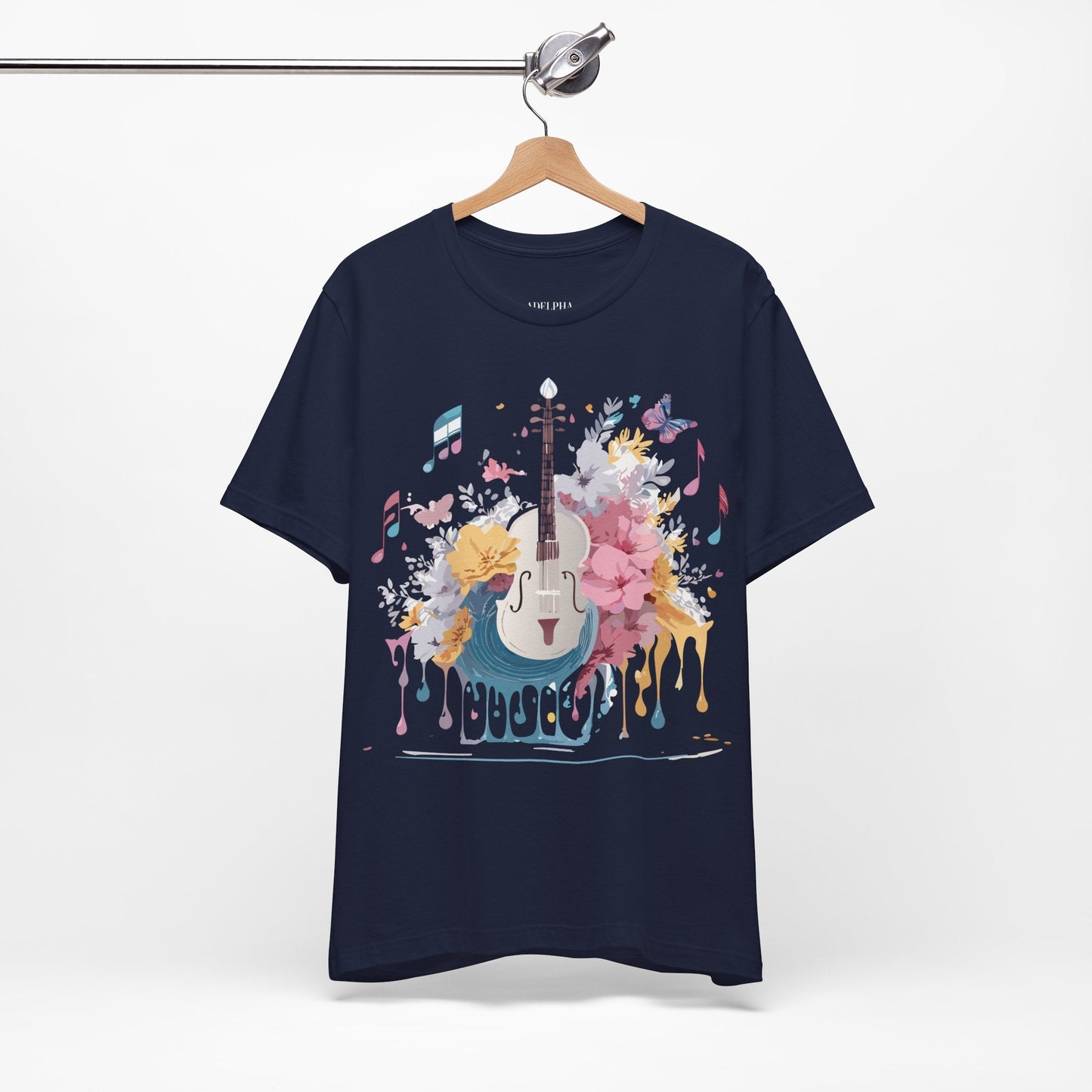 Adelpha Graphic T Shirt Unisex Short Sleeve Jersey Tee With Vintage Inspired Artwork