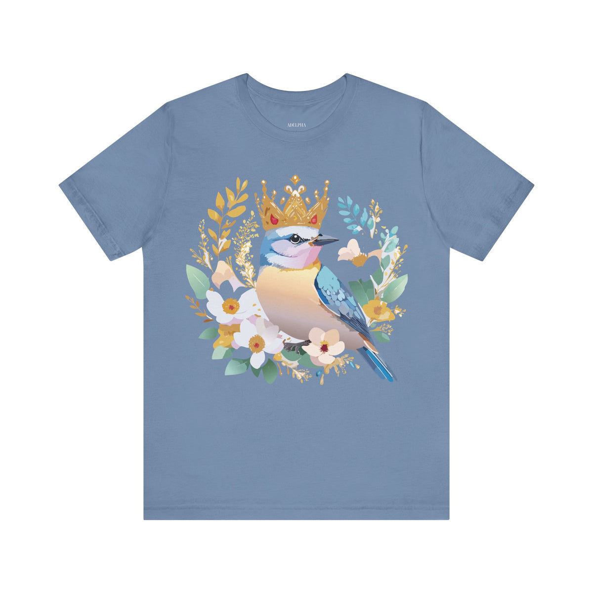 Medallion Graphic Unisex Cotton Bella+Canvas Tee with Art Design d81