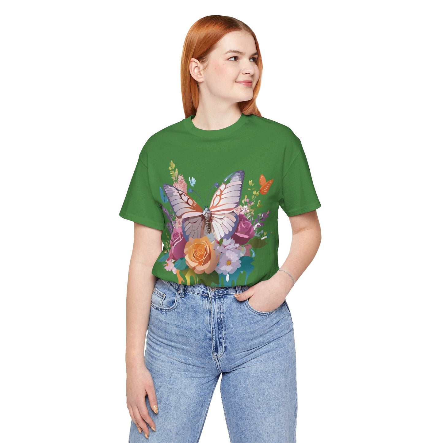 Adelpha Butterfly Graphic Tee Art Design Vintage Unisex Short Sleeve Shirt