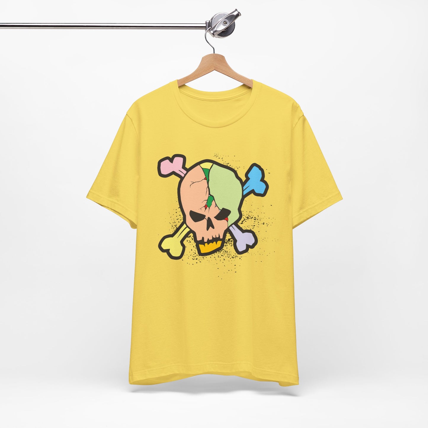 Multi Skull Graphic Design Tee, Skull Shirt, Vintage Tees, Art Design T-Shirt, Vintage Graphic Tee, Art Shirts with Skulls