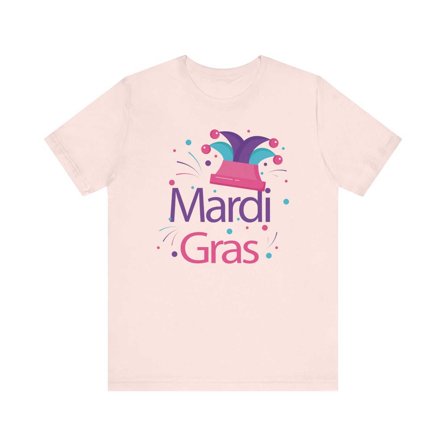 Tee-shirt en coton unisexe pour Mardi Gras