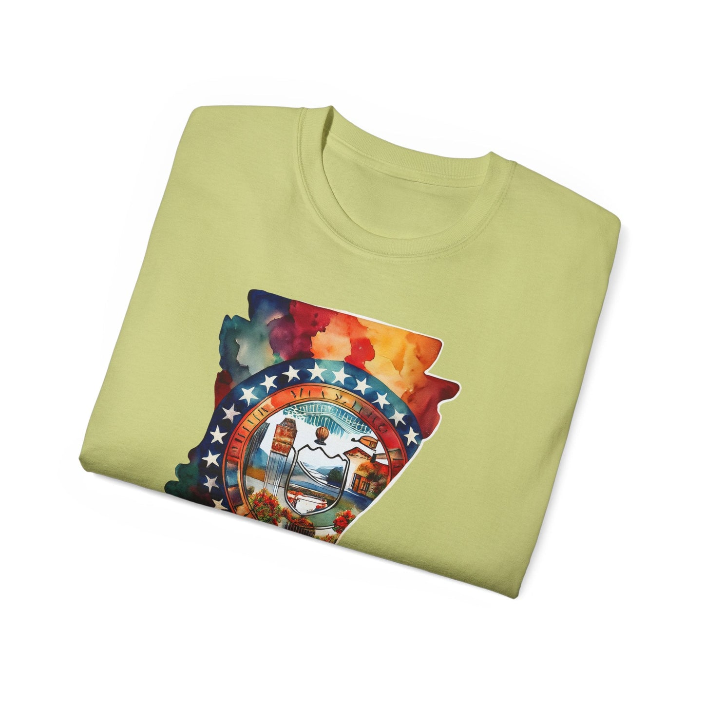 Arkansas Graphic Unisex Cotton T‑Shirt 1