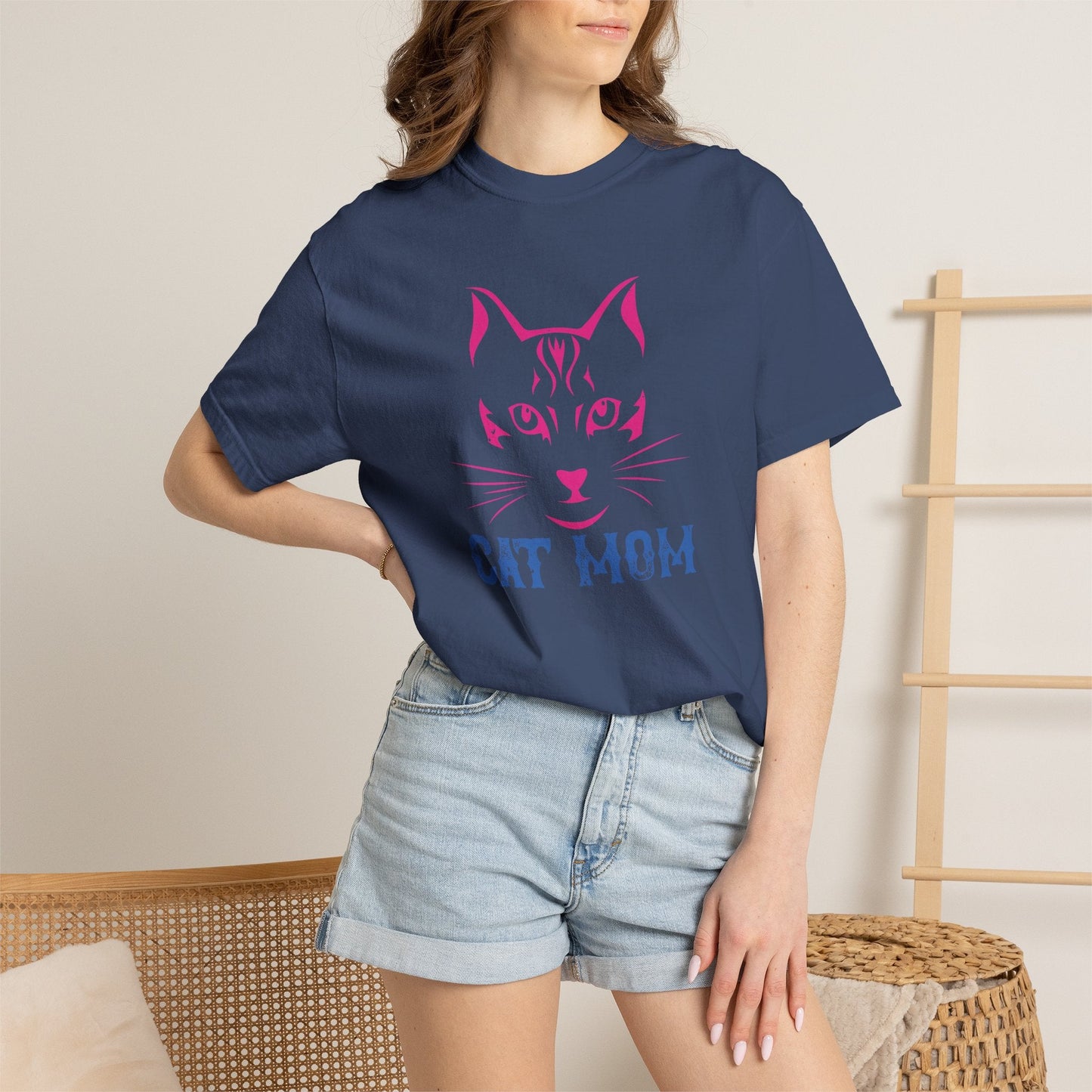 Mom T-shirt Mother Day Mama Tee Unisex Comfort Colors Garment-Dyed Cotton h66
