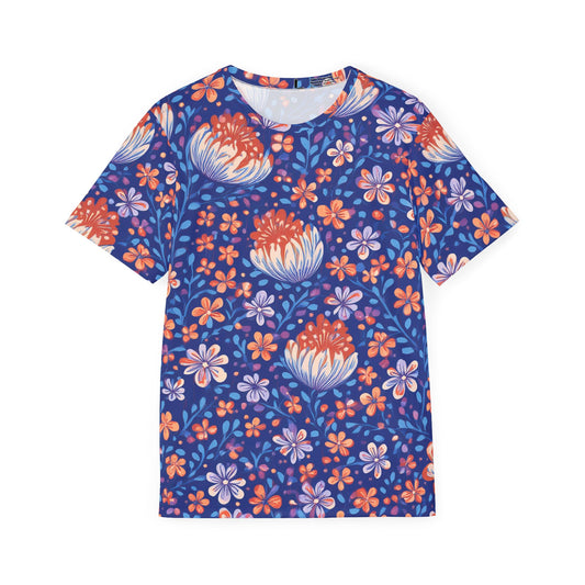 Unisex Floral Shirt, Floral Tee Shirt, Floral T-Shirt, T Shirt with Flowers 3
